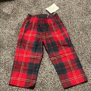 The Beaufort Bonnet Company Red Plaid Kid Bottoms